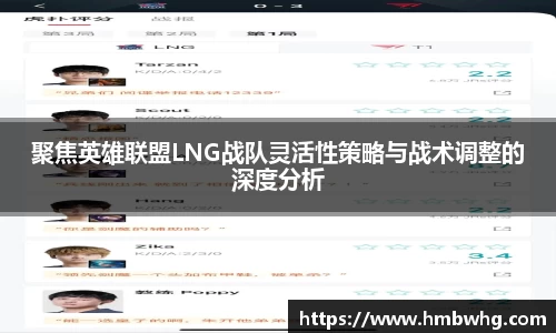 聚焦英雄联盟LNG战队灵活性策略与战术调整的深度分析
